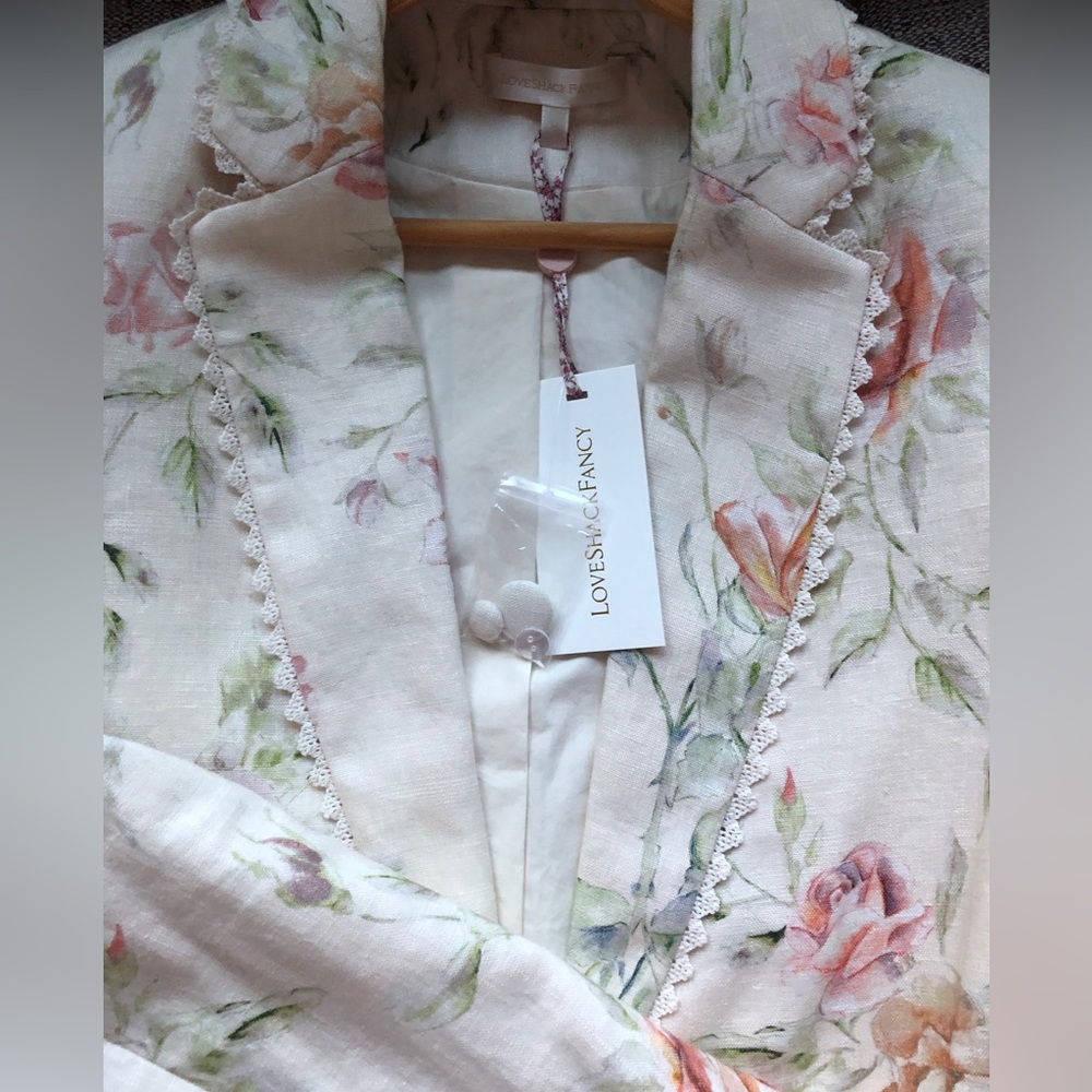 Ofra Linen Blazer - Size Small - NWT - Picture 4 of 8